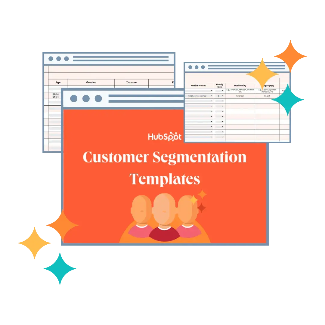 hubspot customer segmentation templates